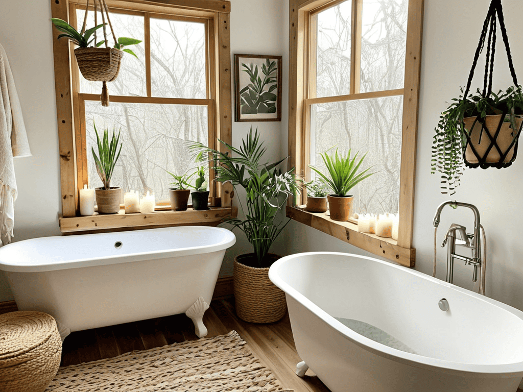 DIY bathroom decor on budget