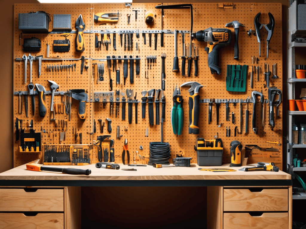 Modular Pegboard Workshop organization system