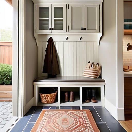 From Cobblestone Corridors to Cozy Benches Modular Mudroom Magic