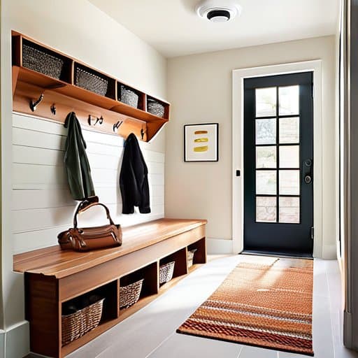 Adaptive mudroom organization welcome home setup