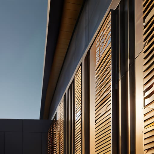 Automated Louver Solar Gain Management system.