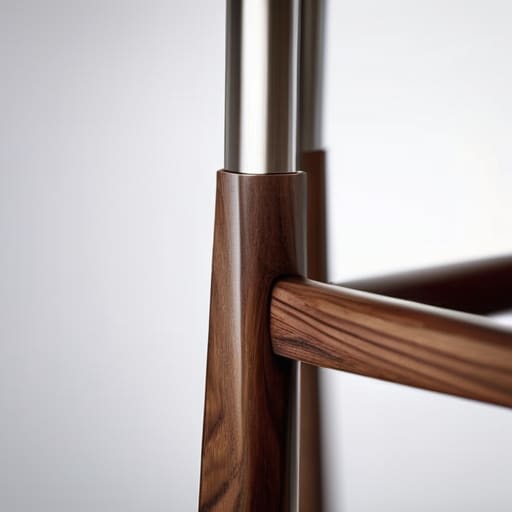 Structural Tensegrity Furniture Joints geometry design.