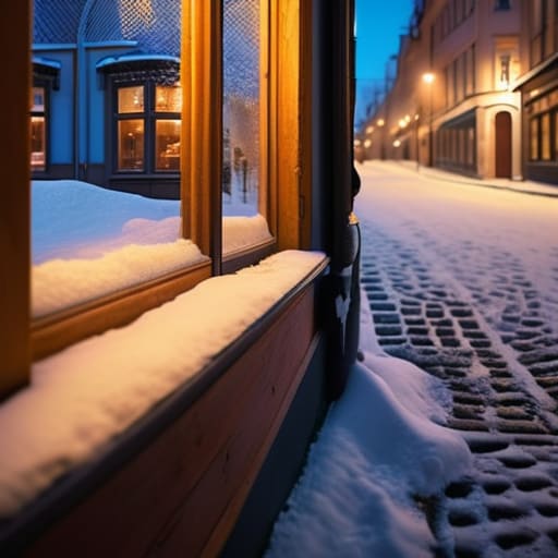 How winter changes social life in northern cities.